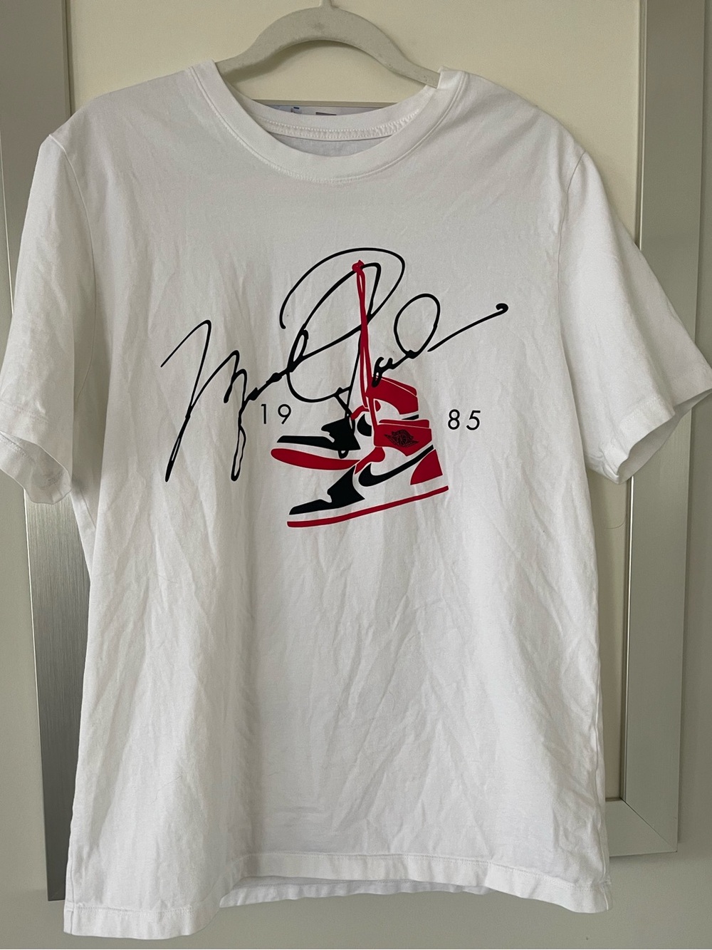 Nike Mens Air Jordan AJ85 Signature Short Sleeve Tee size Large